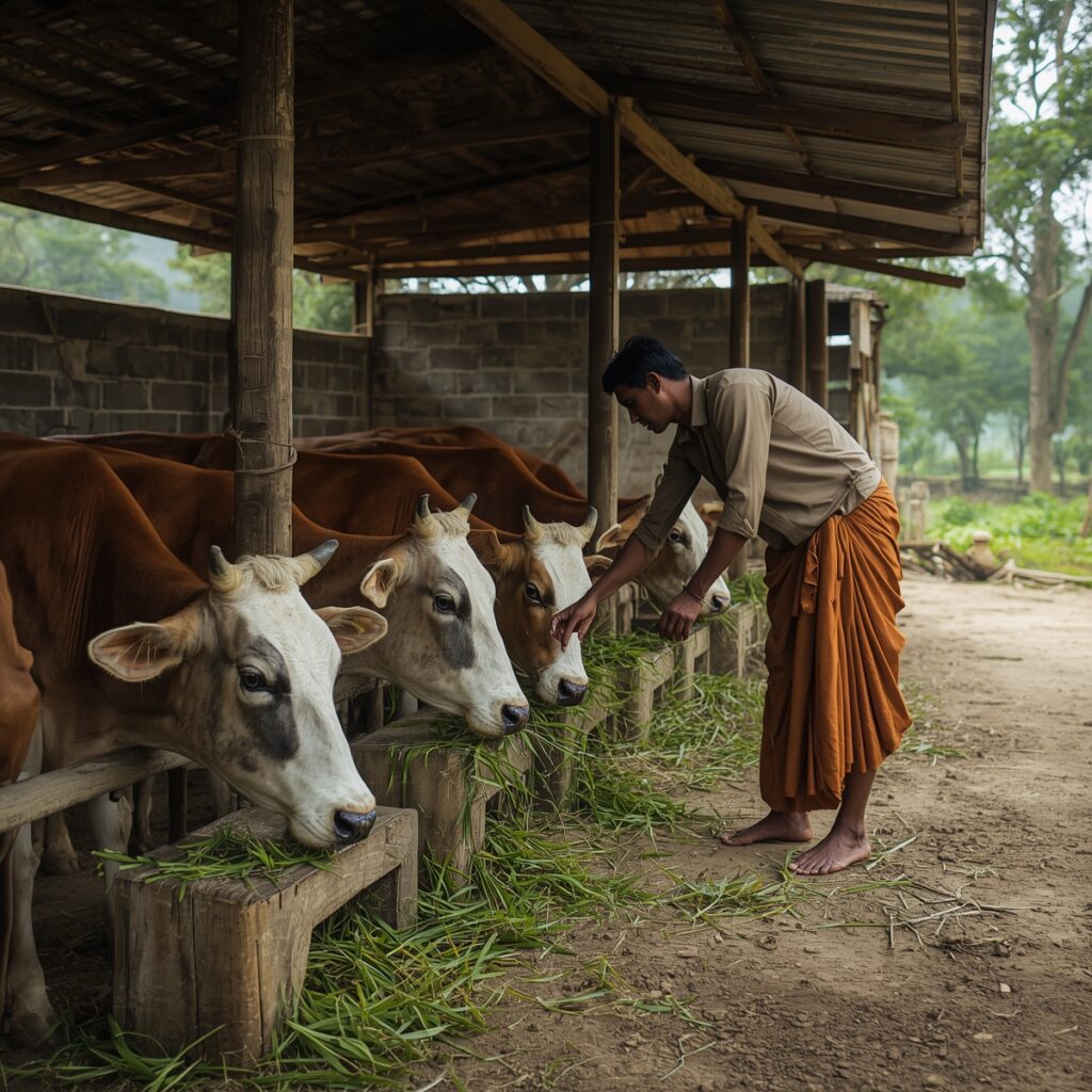 গরু মোটাতাজাকরণ পদ্ধতি