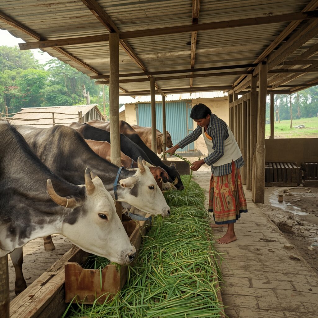 গরু মোটাতাজাকরণ পদ্ধতি