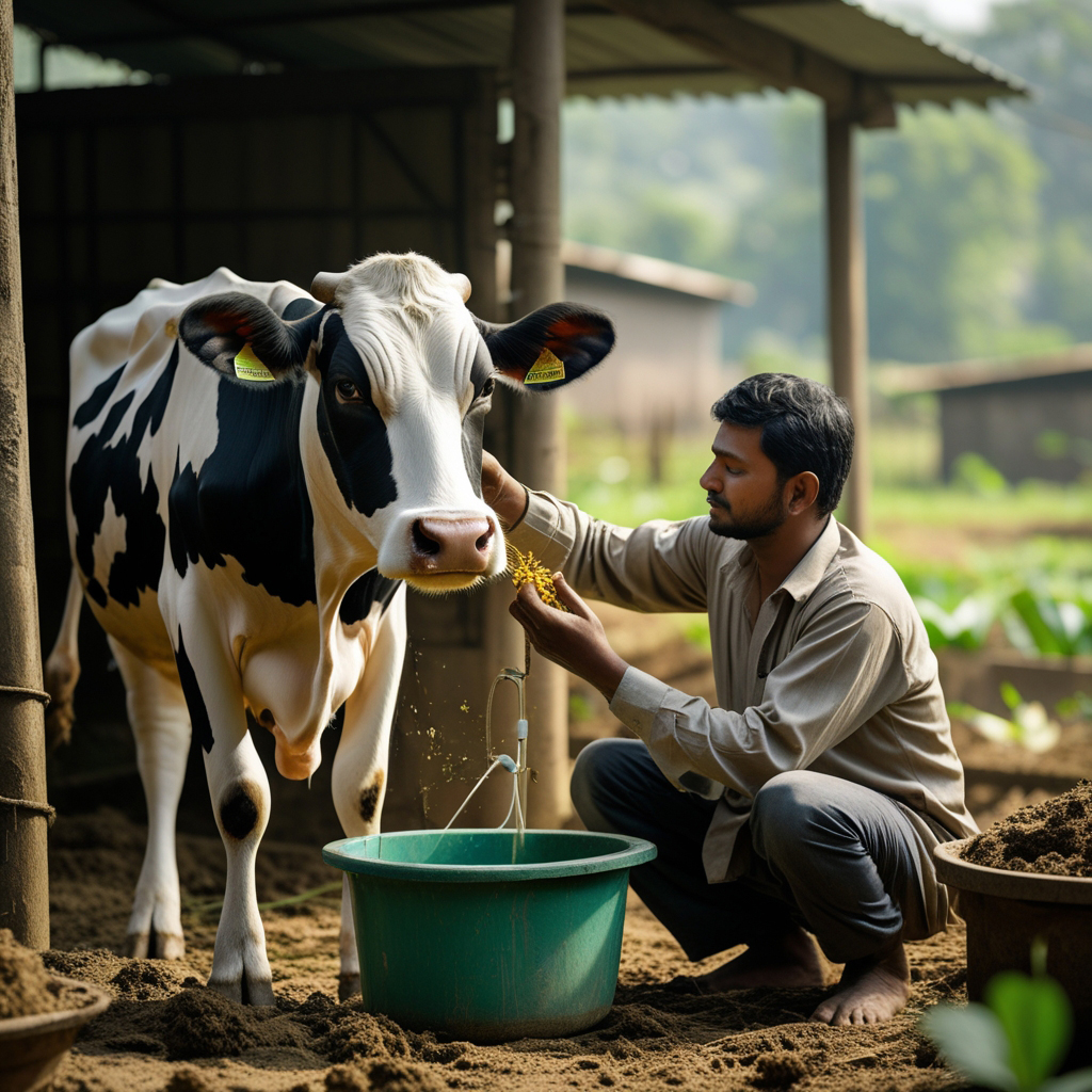 গরুর সাধারণ রোগ – পেটফাঁপা ও গ্যাসের সমস্যা সম্পর্কিত ছবি