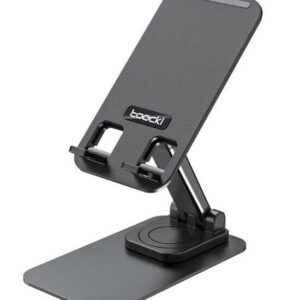 Black Adjustable Universal Desktop Cell Phone Stand Folding Phone Holder